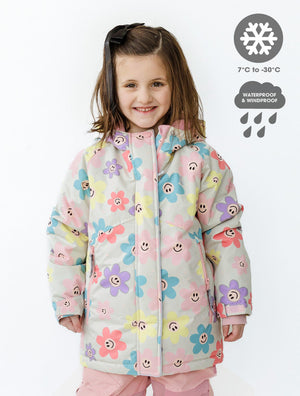 Snowrider Insulated Snow Jacket - Happy Daisy