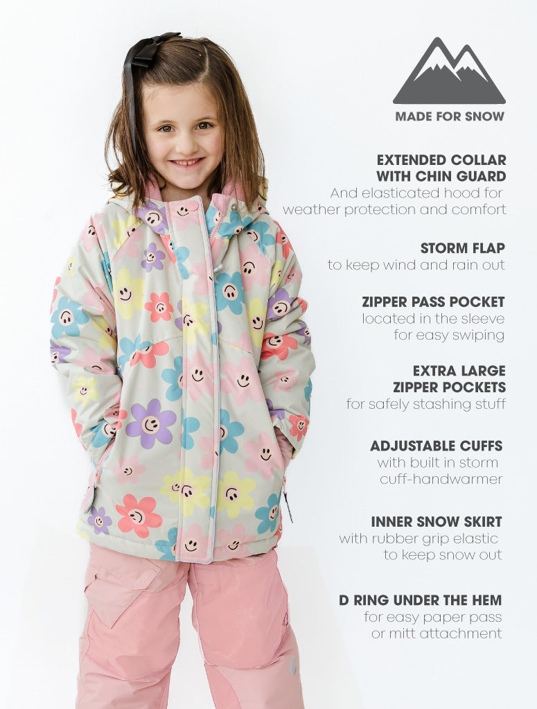 Snowrider Ski Jacket - Happy Daisy