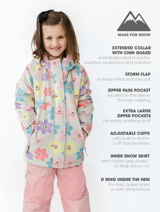 Snowrider Ski Jacket - Happy Daisy