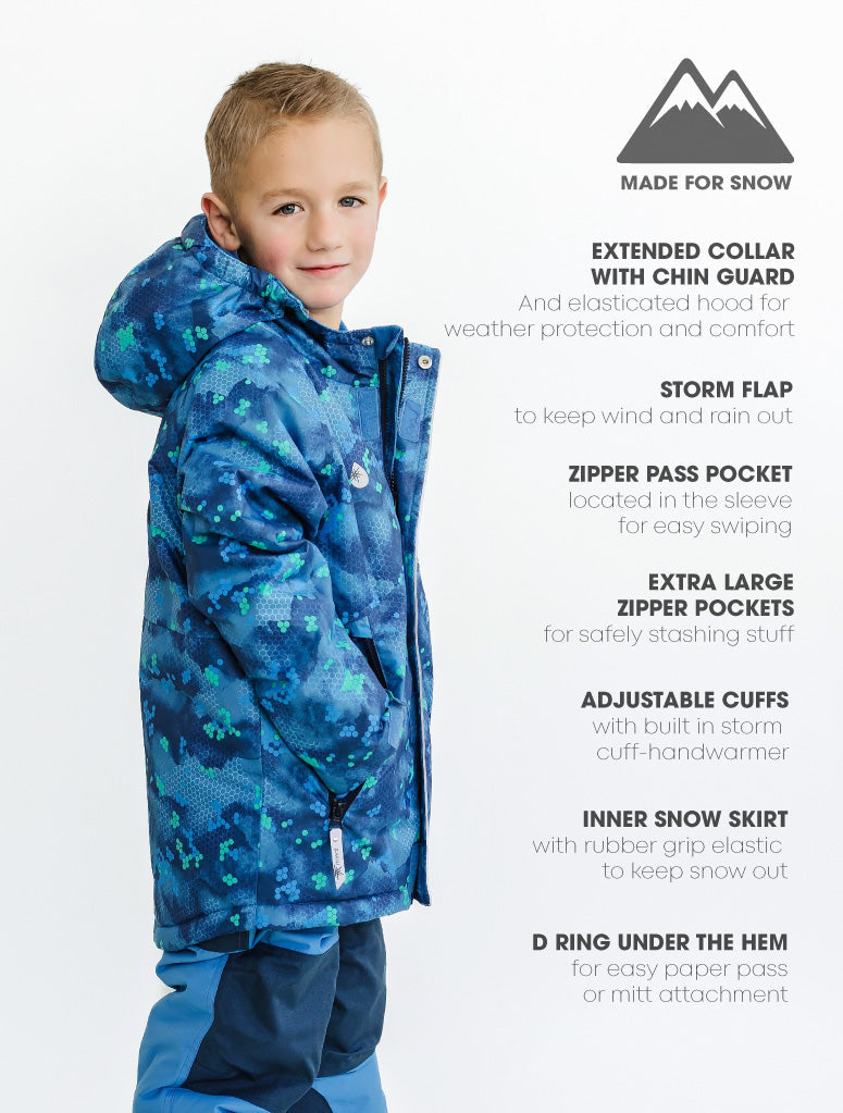 Snowrider Ski Jacket - Pixel Peak