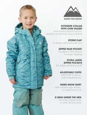 Snowrider Insulated Snow Jacket - Winter Wood