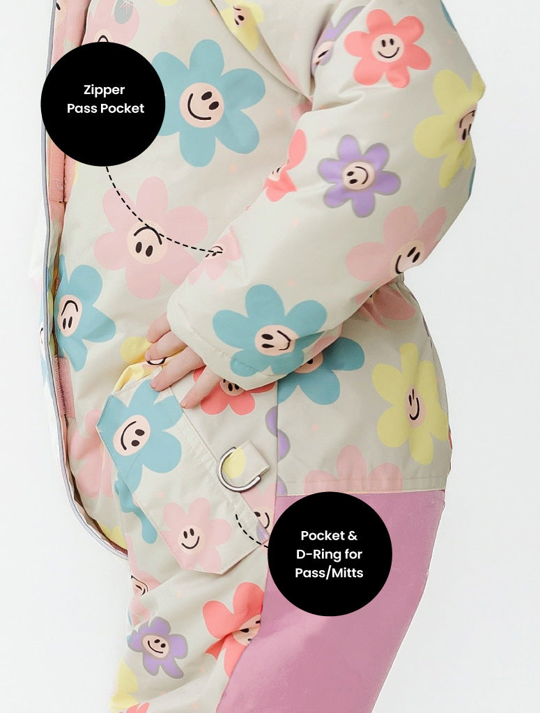 Snowrider One Piece Snowsuit - Happy Daisy