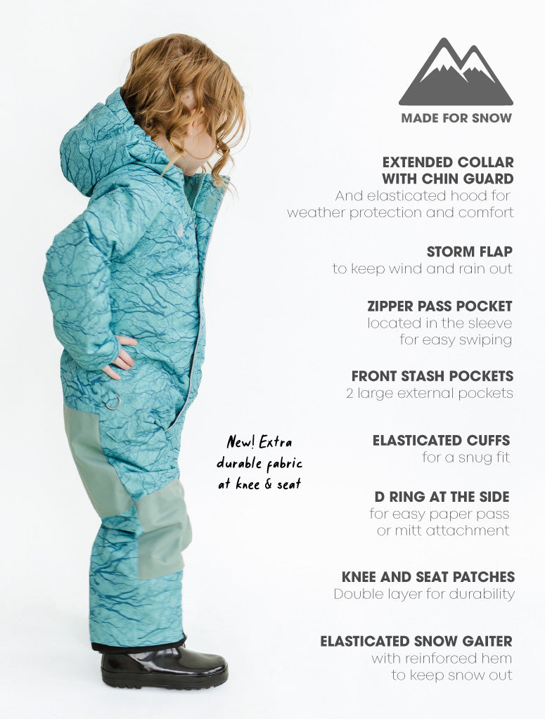 Snowrider One Piece Snowsuit - Winter Wood