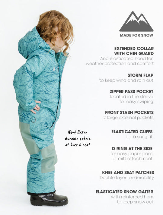 Snowrider One Piece Snowsuit - Winter Wood