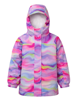 10K Packaway Rainshell - Rainbow Wave