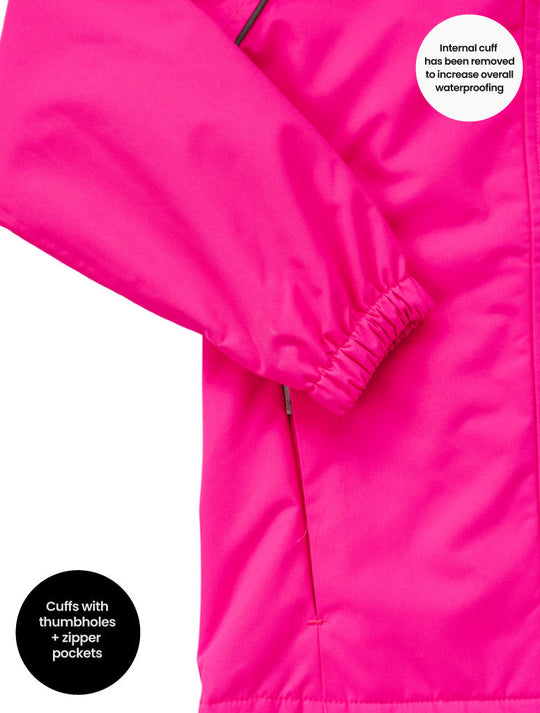SplashMagic Storm Jacket - Neon Pink | Leopard Love