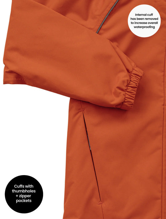 SplashMagic Storm Jacket - Burnt Orange | Space Pals