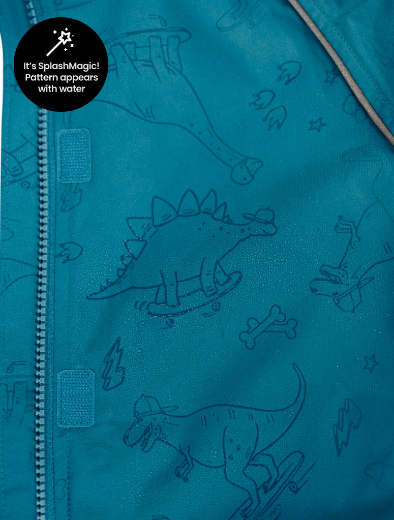 SplashMagic Storm Jacket - Deep Teal | Dino Skate Crew