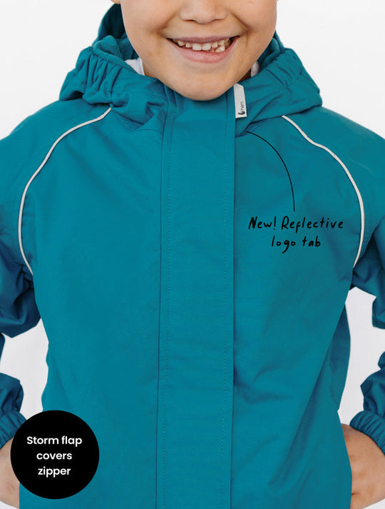 SplashMagic Storm Jacket - Deep Teal | Dino Skate Crew