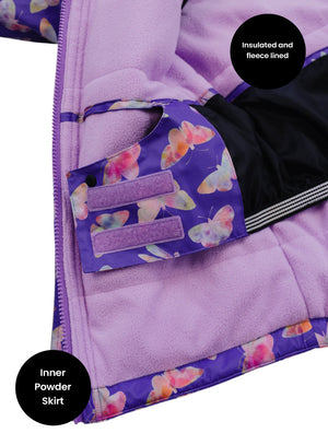 Snowrider Insulated Snow Jacket - Butterfly
