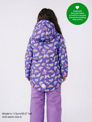 Snowrider Insulated Snow Jacket - Butterfly