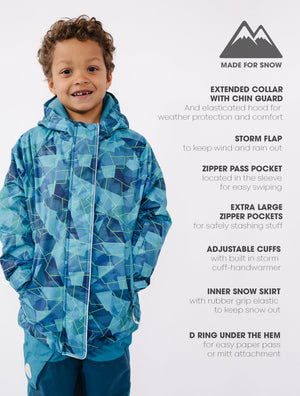Snowrider Insulated Snow Jacket - Geo Tech