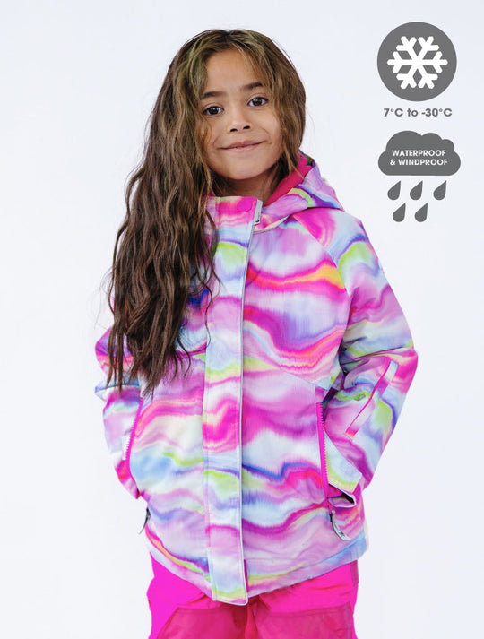 Snowrider Ski Jacket - Rainbow Wave