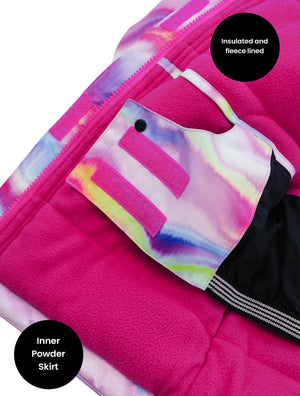 Snowrider Insulated Snow Jacket - Rainbow Wave