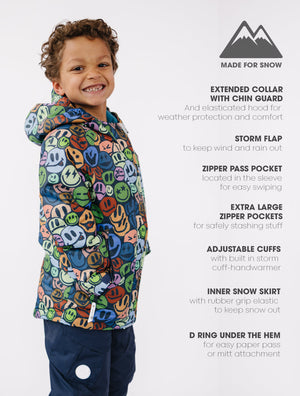 Snowrider Insulated Snow Jacket - Smiley