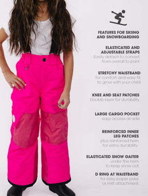 Snow Pants Add-On - Neon Pink
