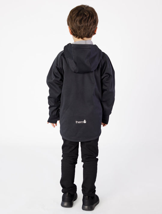 All-Weather Hoodie - Black | Waterproof Windproof Eco