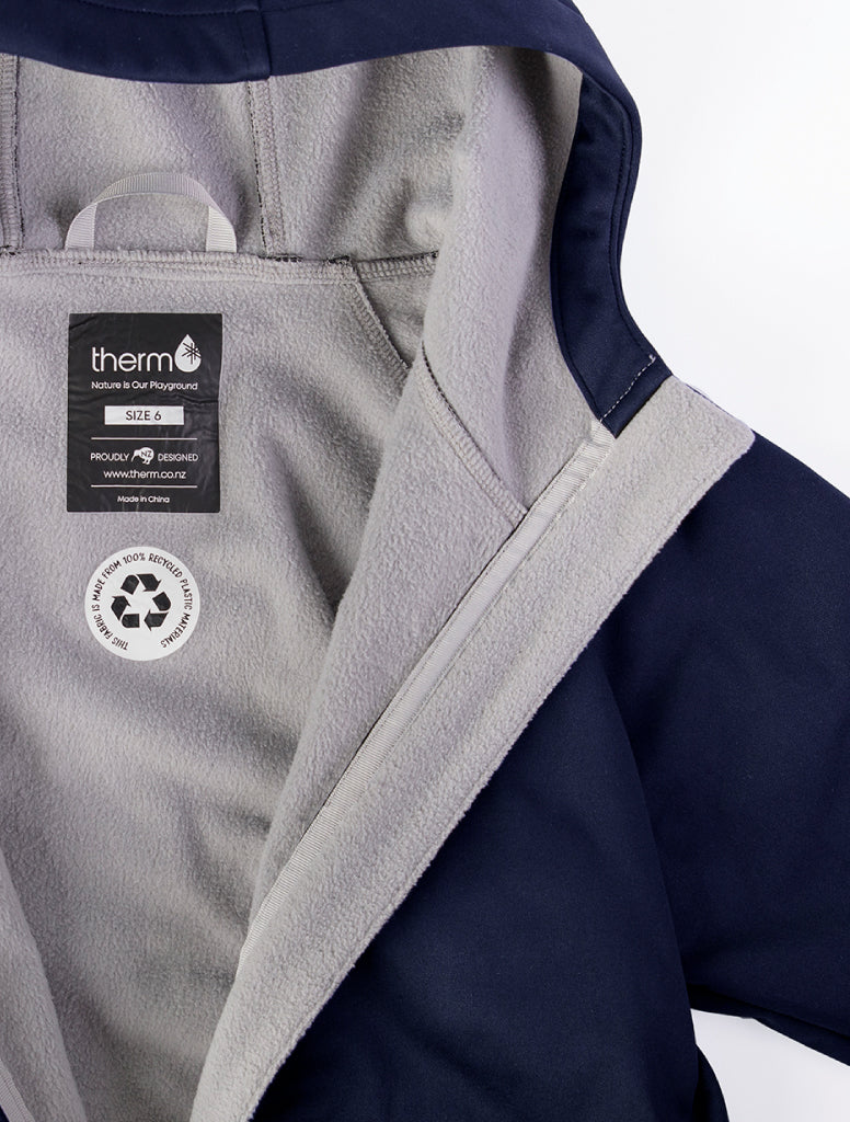 All-Weather Hoodie - Navy | Waterproof Windproof Eco