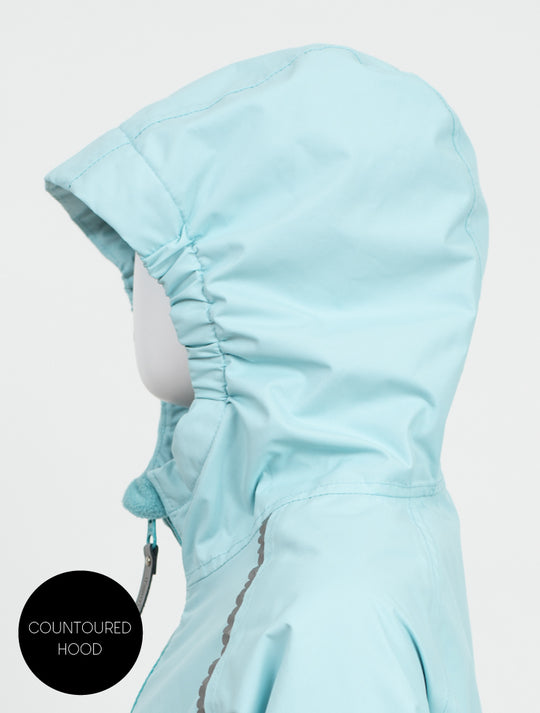 SplashMagic Rainshell - Iced Aqua | Waterproof Windproof Eco