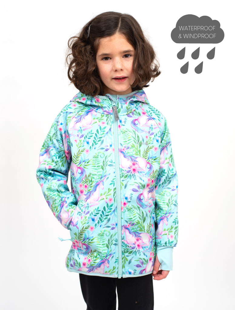 All-Weather Hoodie - Unicorn Garden | Waterproof Windproof Eco