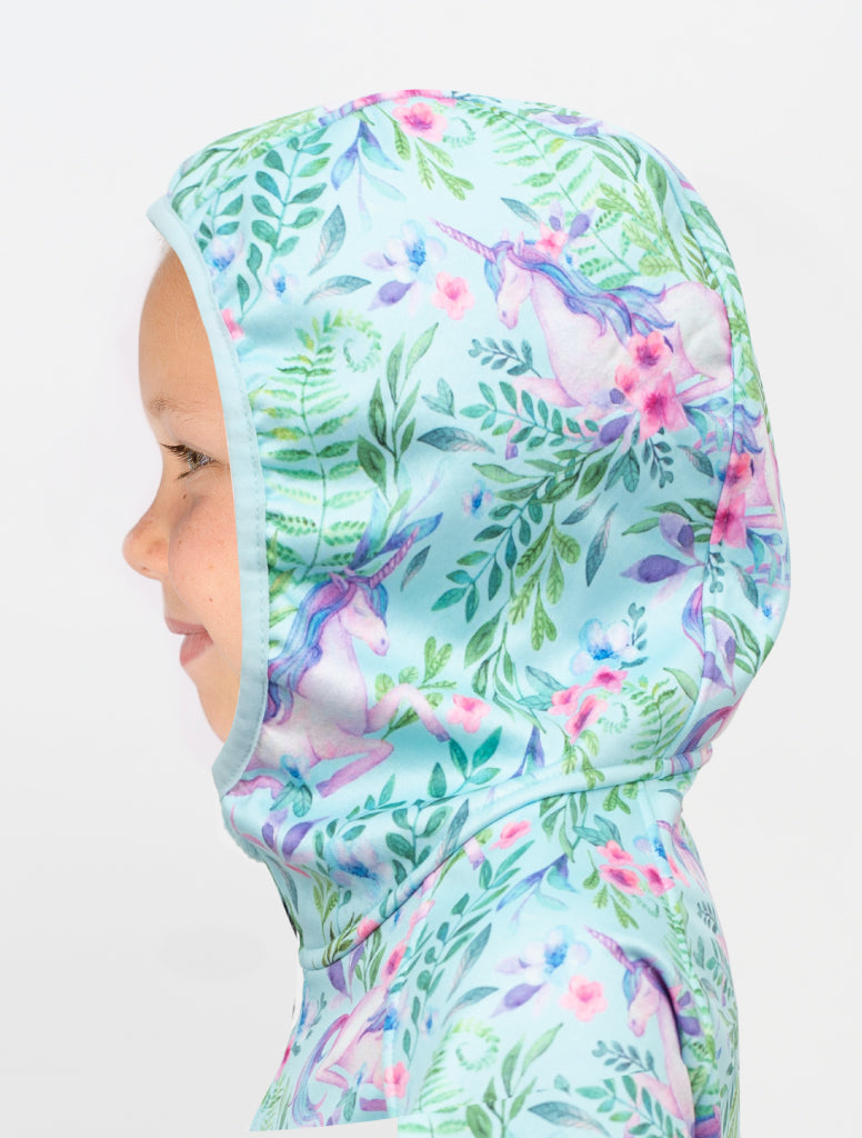All-Weather Hoodie - Unicorn Garden | Waterproof Windproof Eco
