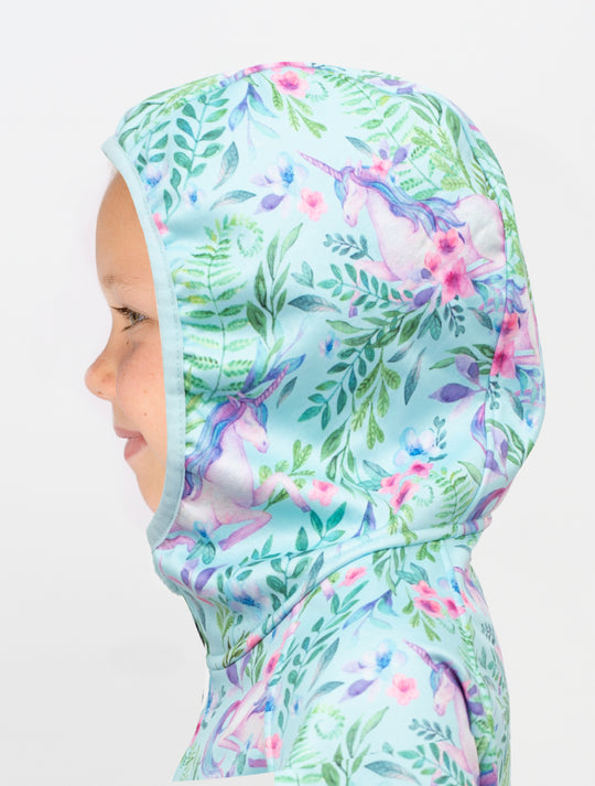 All-Weather Hoodie - Unicorn Garden | Waterproof Windproof Eco