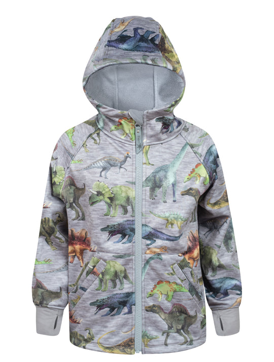 All-Weather Hoodie - Dinosaur | Waterproof Windproof Eco