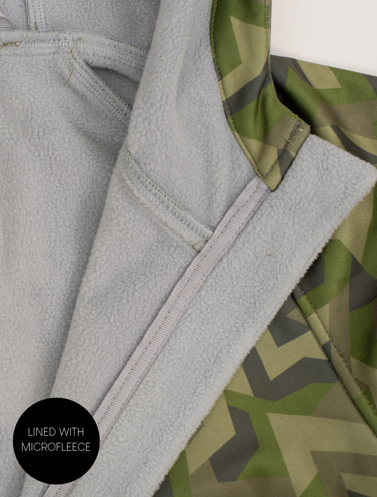 All-Weather Hoodie - Geo Camo | Waterproof Windproof Eco