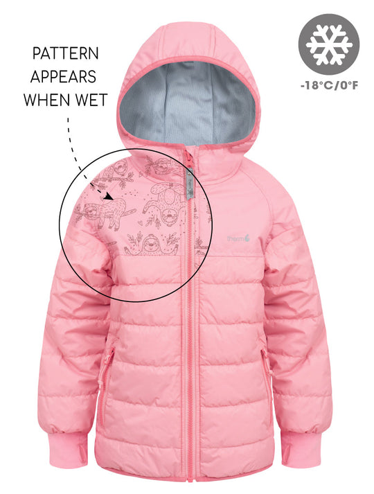 Hydracloud Puffer Jacket - Peony | Waterproof Windproof Eco