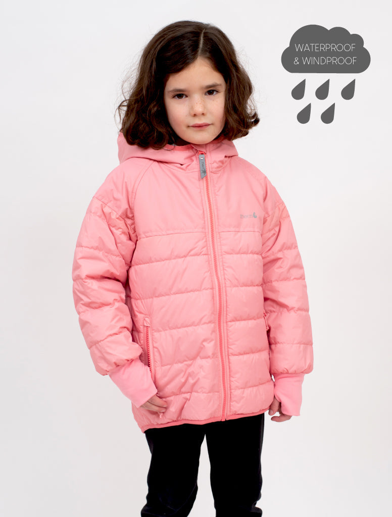 Hydracloud Puffer Jacket - Peony | Waterproof Windproof Eco