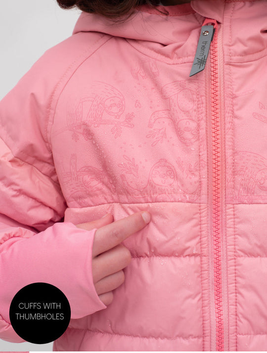 Hydracloud Puffer Jacket - Peony | Waterproof Windproof Eco