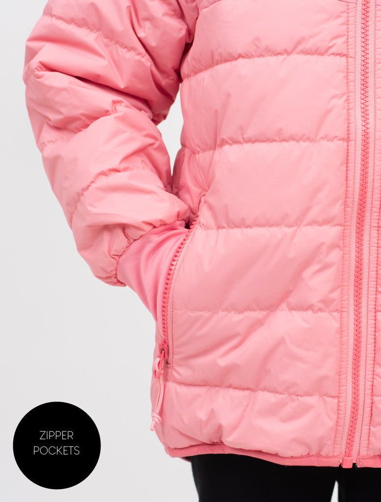 Hydracloud Puffer Jacket - Peony | Waterproof Windproof Eco