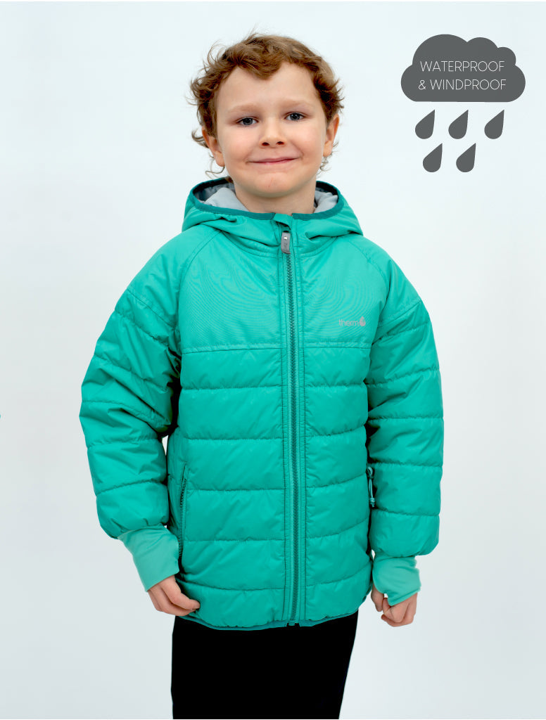 Hydracloud Puffer Jacket - Spearmint | Waterproof Windproof Eco