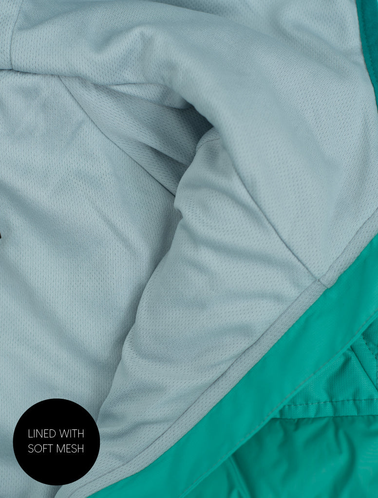 Hydracloud Puffer Jacket - Spearmint | Waterproof Windproof Eco