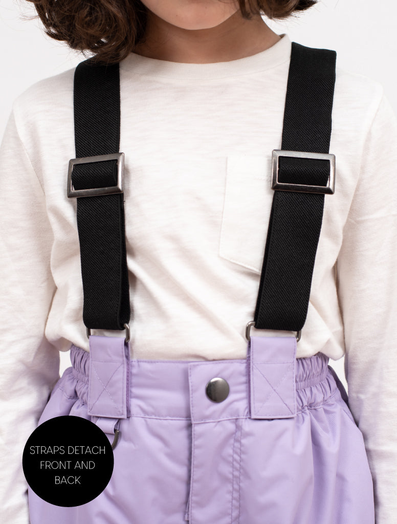 Snowrider Convertible Snow Pants - Lavender | Waterproof Windproof Eco