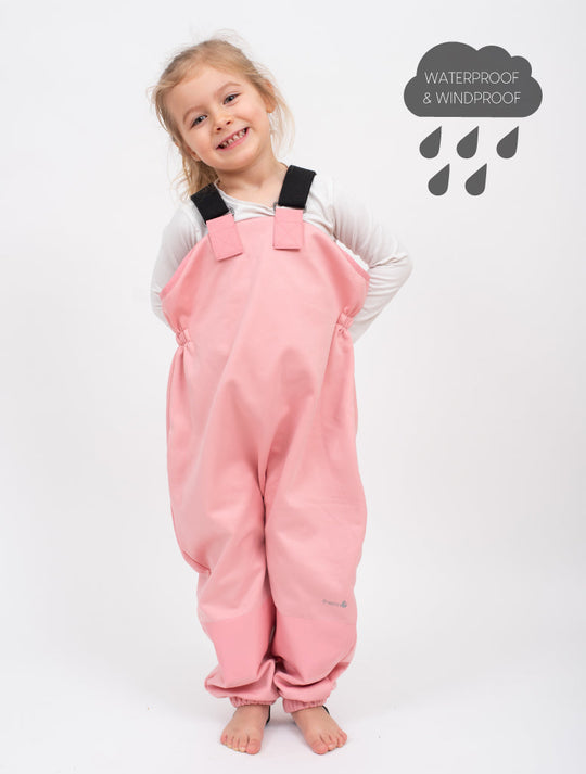 All-Weather Fleece Overalls - Peony | Waterproof Windproof Eco