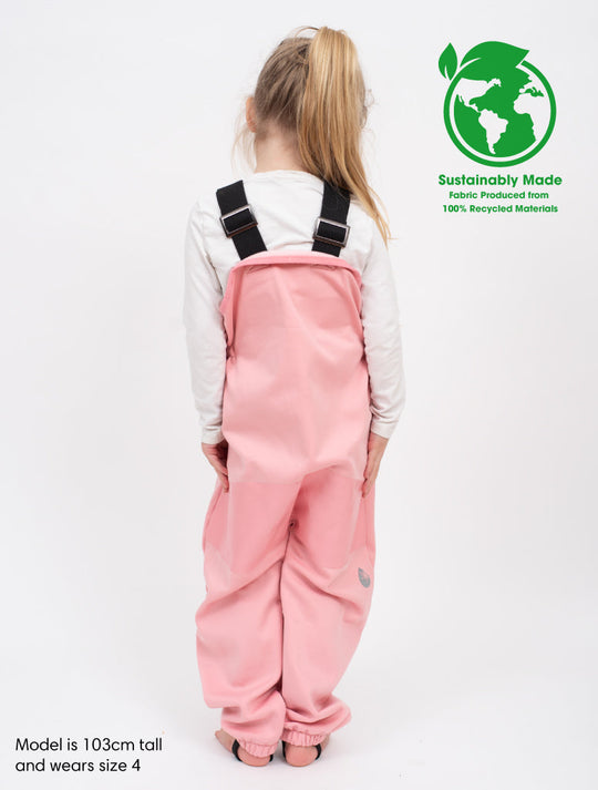 All-Weather Fleece Overalls - Peony | Waterproof Windproof Eco