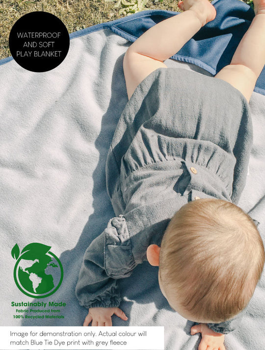 All-Weather Fleece Blanket - Surf | Waterproof Windproof Eco