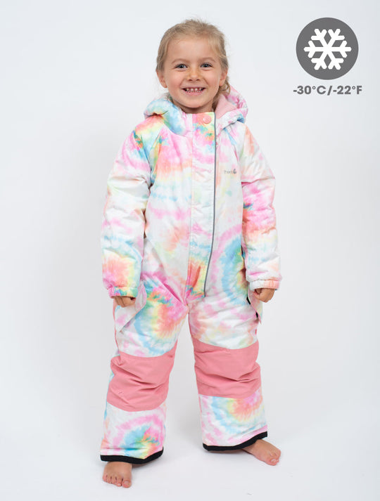 Snowrider Snowsuit - Rainbow Tie Dye | Waterproof Windproof Eco