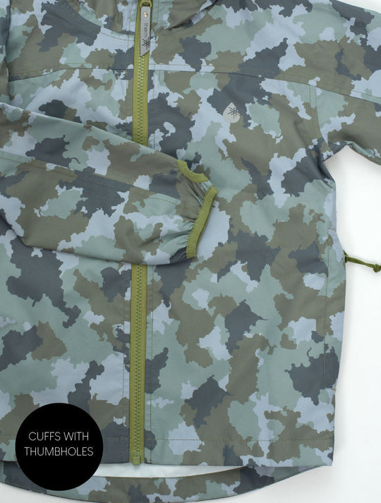 10K Packaway Rainshell - Camo | Waterproof Windproof Eco