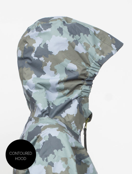 10K Packaway Rainshell - Camo | Waterproof Windproof Eco