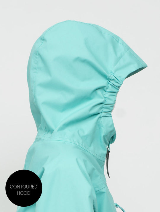 SplashMagic Rainshell - Aqua Sky | Waterproof Windproof Eco