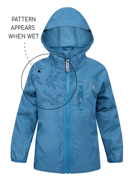 SplashMagic Rainshell - Blue Ocean | Waterproof Windproof Eco