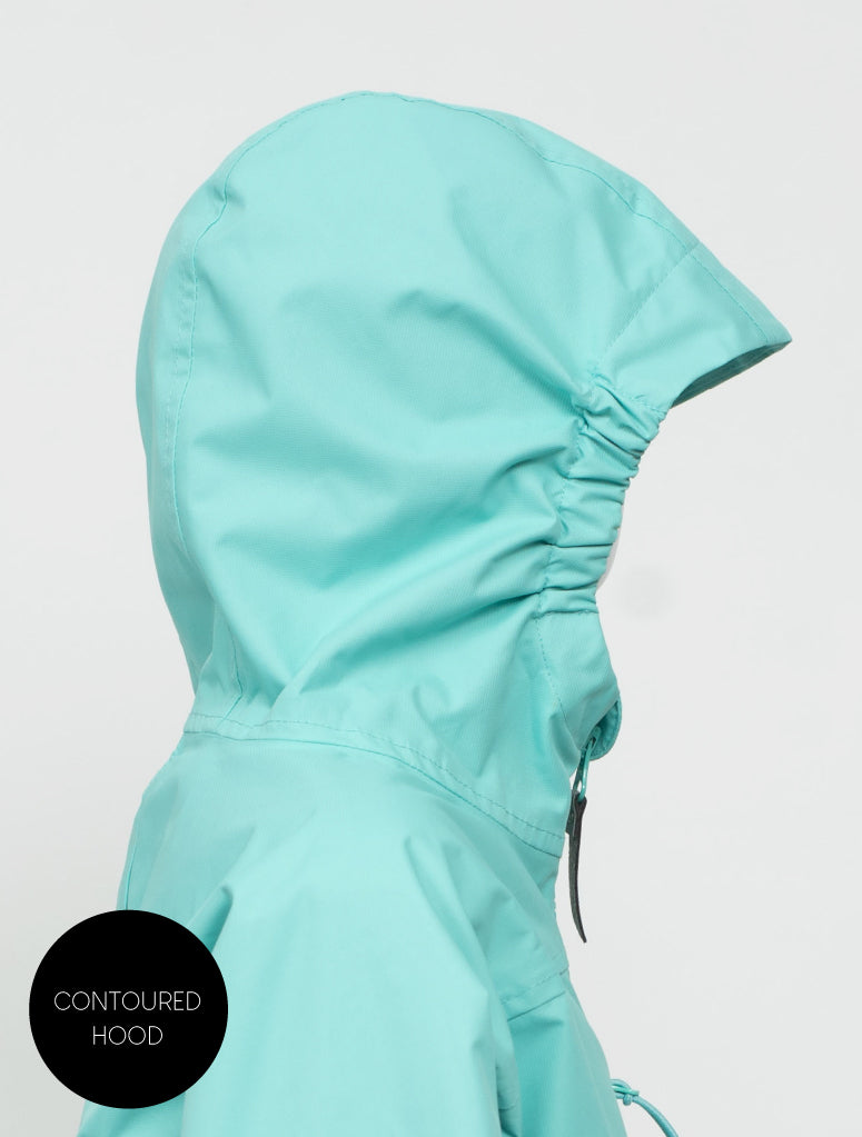 SplashMagic Storm Jacket - Aqua Sky | Waterproof Windproof Eco