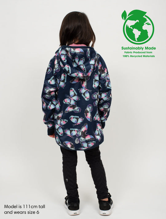 All-Weather Hoodie - Butterfly | Waterproof Windproof Eco