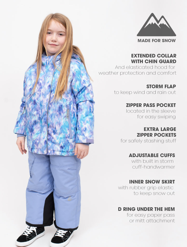 Snowrider Deep Winter Coat - Mermaid | Waterproof Windproof Eco