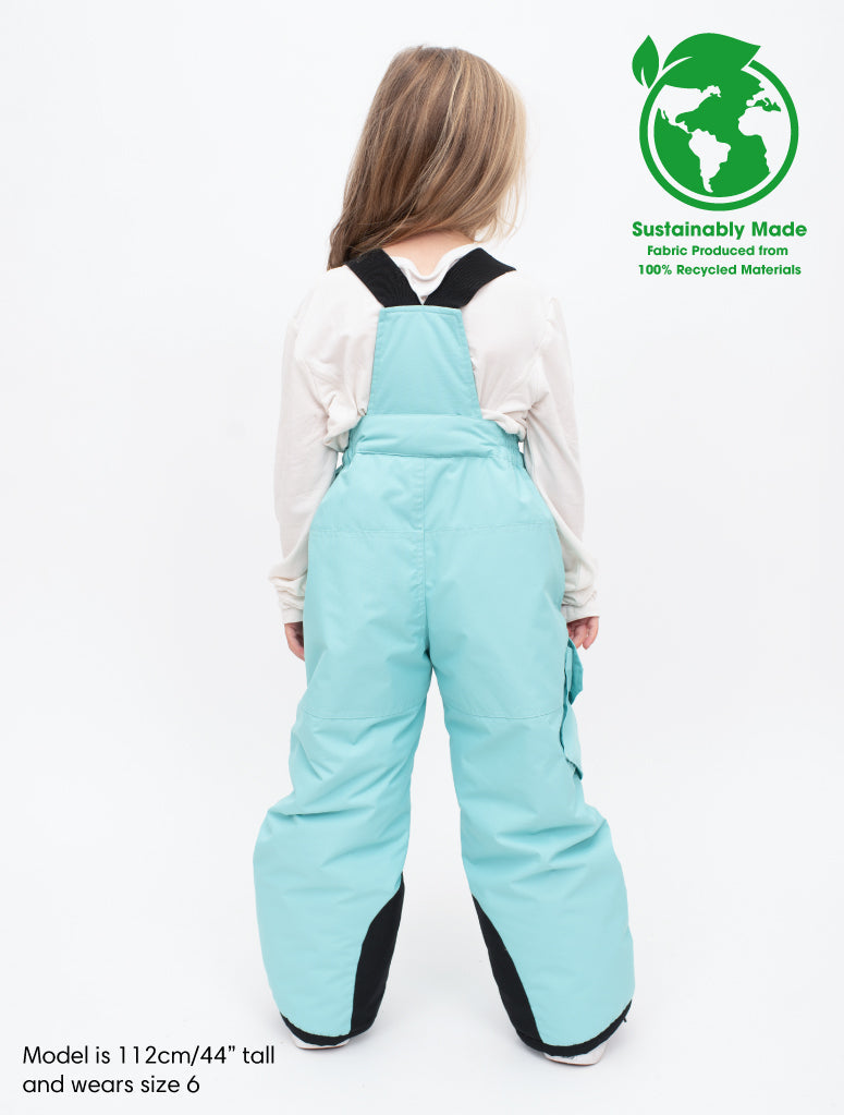 Snowrider Convertible Snow Pants - Aqua Sky | Waterproof Windproof Eco