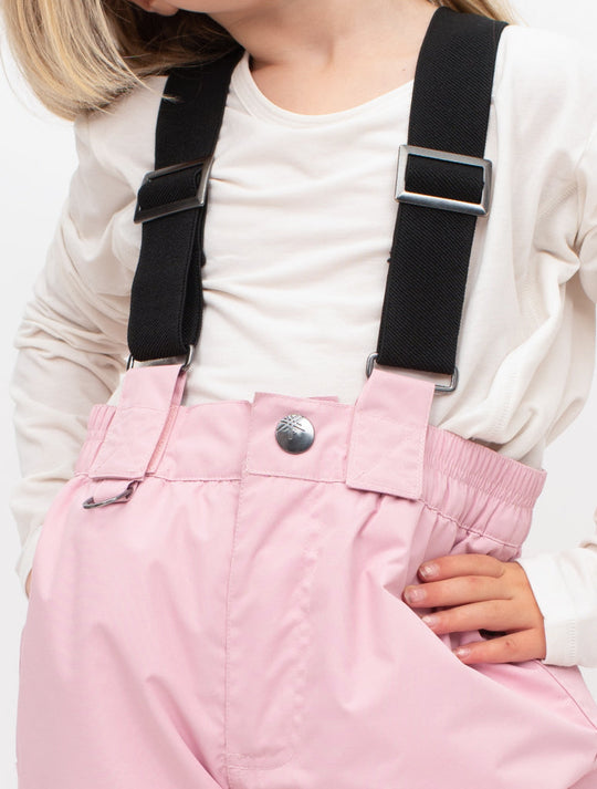 Snowrider Convertible Snow Pants - Ballet Pink | Waterproof Windproof Eco