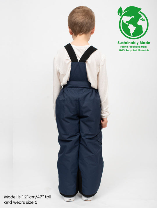 Snowrider Convertible Snow Pants - Navy | Waterproof Windproof Eco