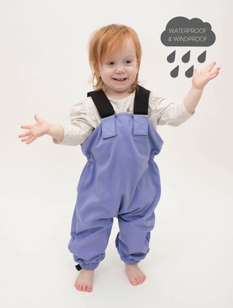 All-Weather Fleece Overalls - Iris | Waterproof Windproof Eco